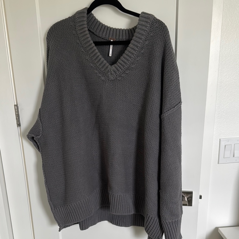 Free People Alli V-Neck Sweater